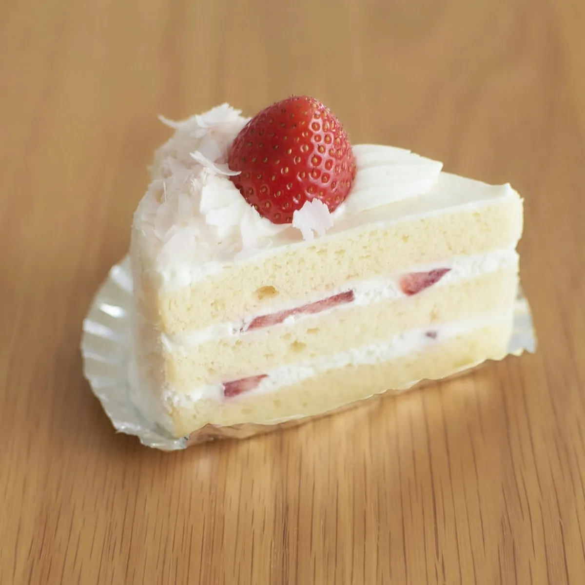 ストロベリーショートケーキの断面