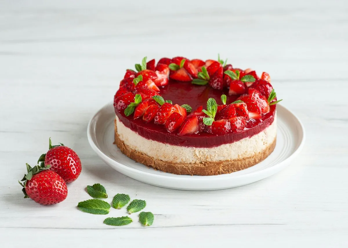 Classic Cake — 苺をのせたクリームケーキ