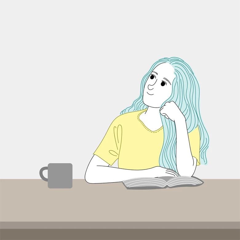カフェで働く女性スタッフ
